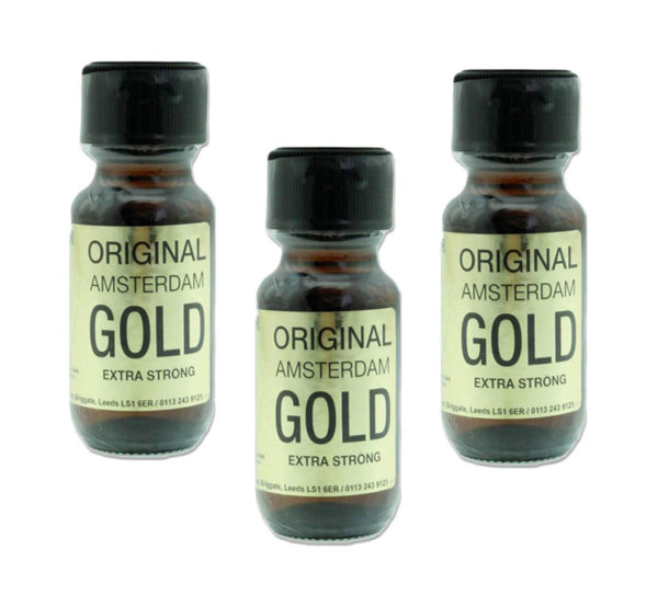 Original Amsterdam Gold Poppers 3 Bottle Multi Pack