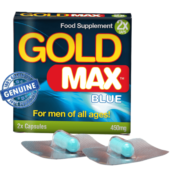 Gold Max Blue 2 Pack of Herbal Erection Pills