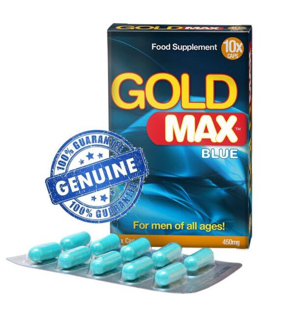 Gold Max Blue 10 Pack Max Strength Herbal Erection Pills