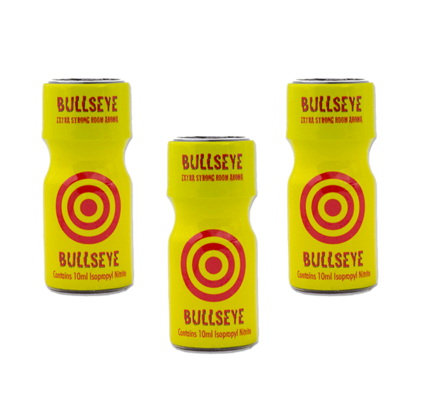 Bullseye Extra Strong Poppers 10ml - 3 Pack