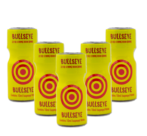 Bullseye Extra Strong Poppers 10ml - 5 Pack