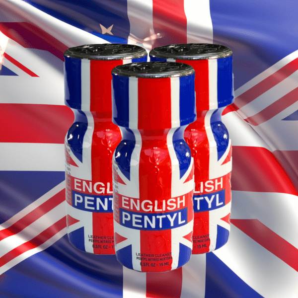 English Pentyl Poppers 15ml 3 bottle value pack