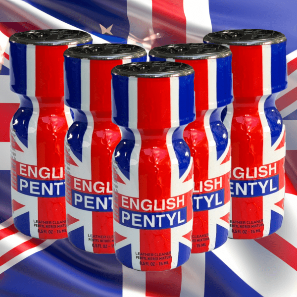 English Pentyl Poppers 15ml 5 bottle value pack