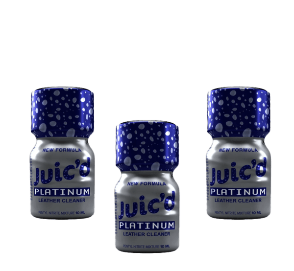 Juic'd Platinum Leather Cleaner 10ml 3 Pack