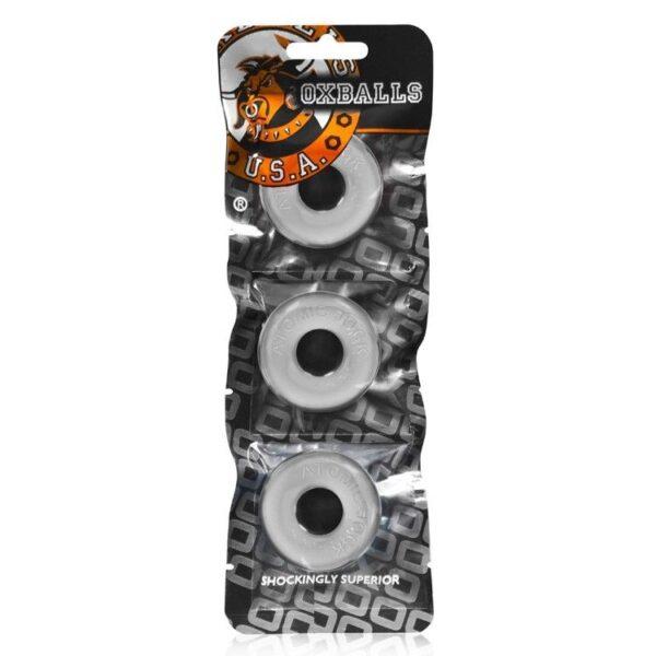 Oxballs Ringer 3 Pack Cock Rings (Clear)
