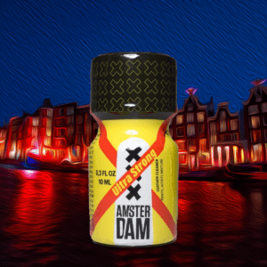 XXX Amsterdam Ultra Strong Poppers Single 10ml Bottle