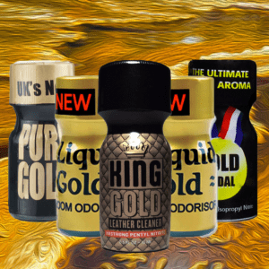 All Gold Poppers Value Pack Pentyl l& Amyl Poppers Mixed Pack