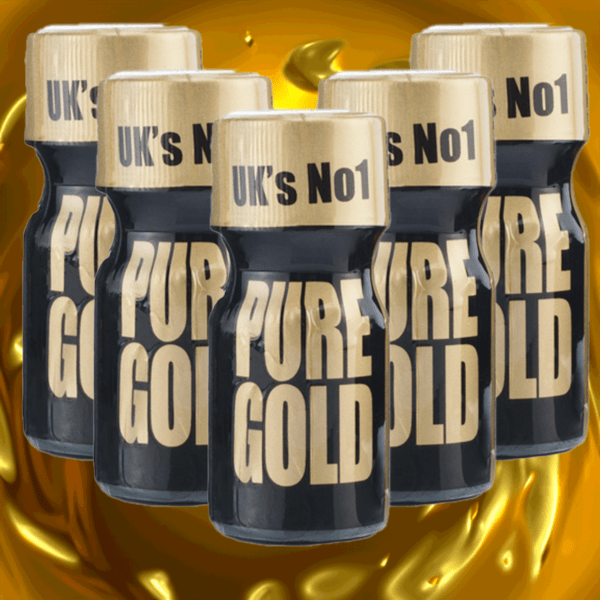 Pure Gold Poppers 5 Pack of the UK's Number One Aroma
