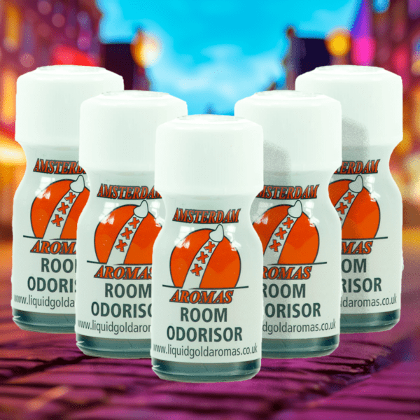Amsterdam XXX 10ml Room Odouriser / Poppers 5 Bottle Multi-Pack